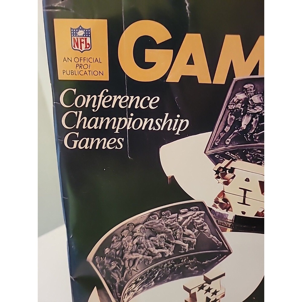 1986 CHICAGO‎ BEARS vs LOS ANGELES Rams NFC Championship Program SOLDIER FIELD - Picture 2 of 10